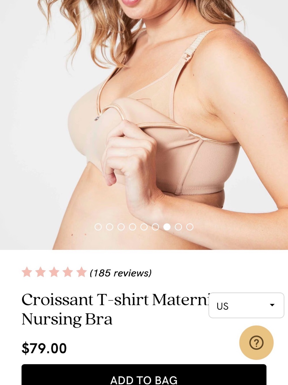 Cake Maternity Croissant Nursing T-Shirt Bra 34E